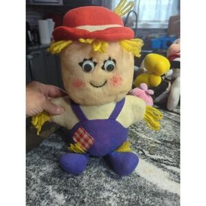 Vintage Del Monte Vtg 1983 Stuffed Plush Country Yumkins Shoo Shoo Scarecrow